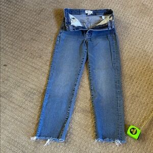 Madewell Ankle Cropped Blue Jeans